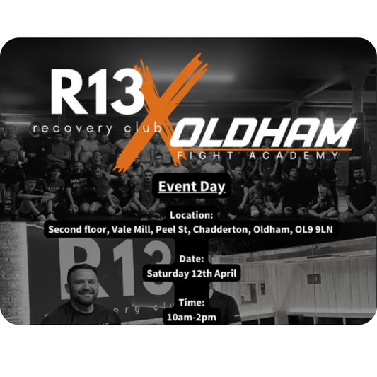R13 Recovery Club come to OFA on 12th April